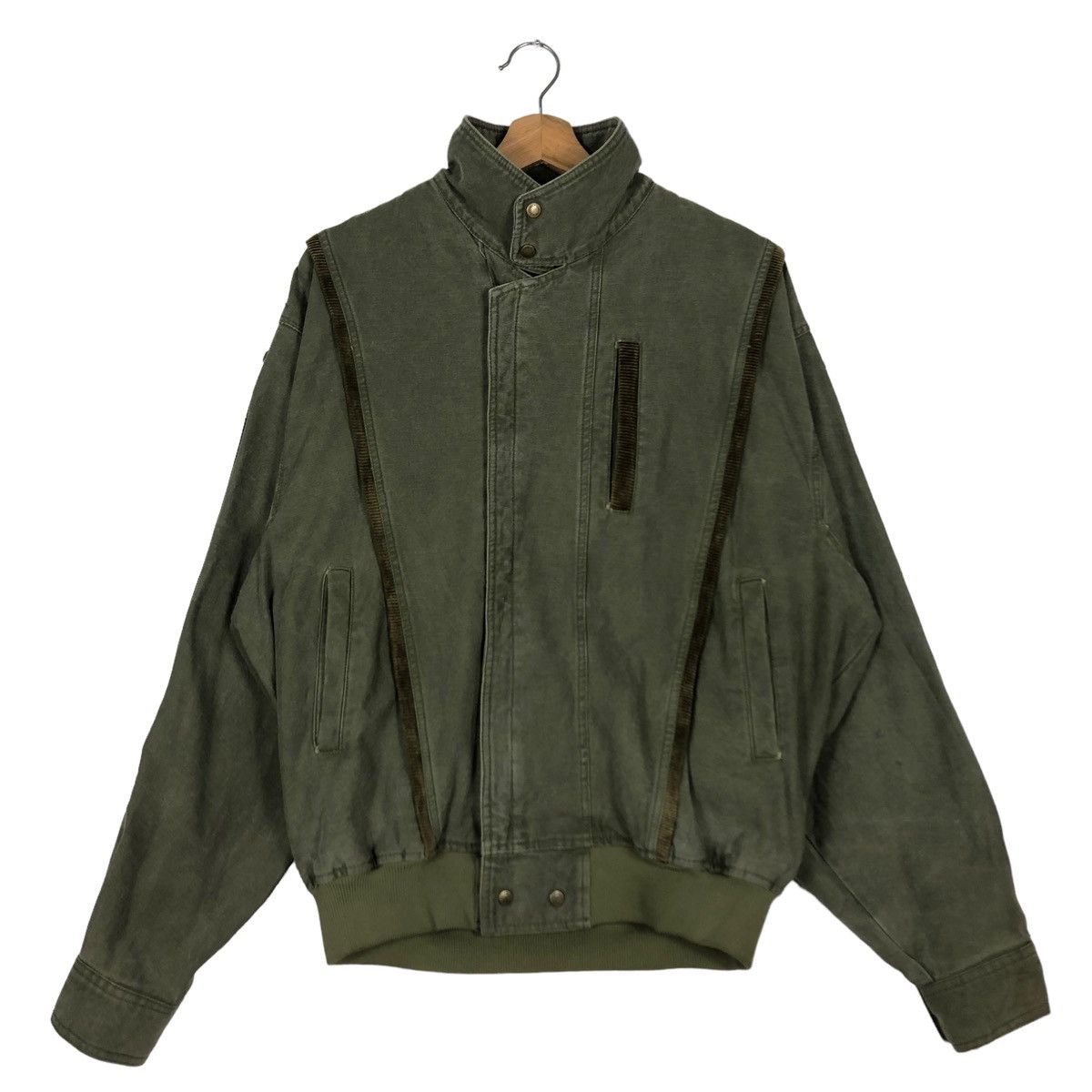Japanese Brand 🔥VINTAGE BOMBER JACKET RUCK DAM JAPAN ISSEY MIYAKE Size US L / EU 52-54 / 3 - 1 Thumbnail