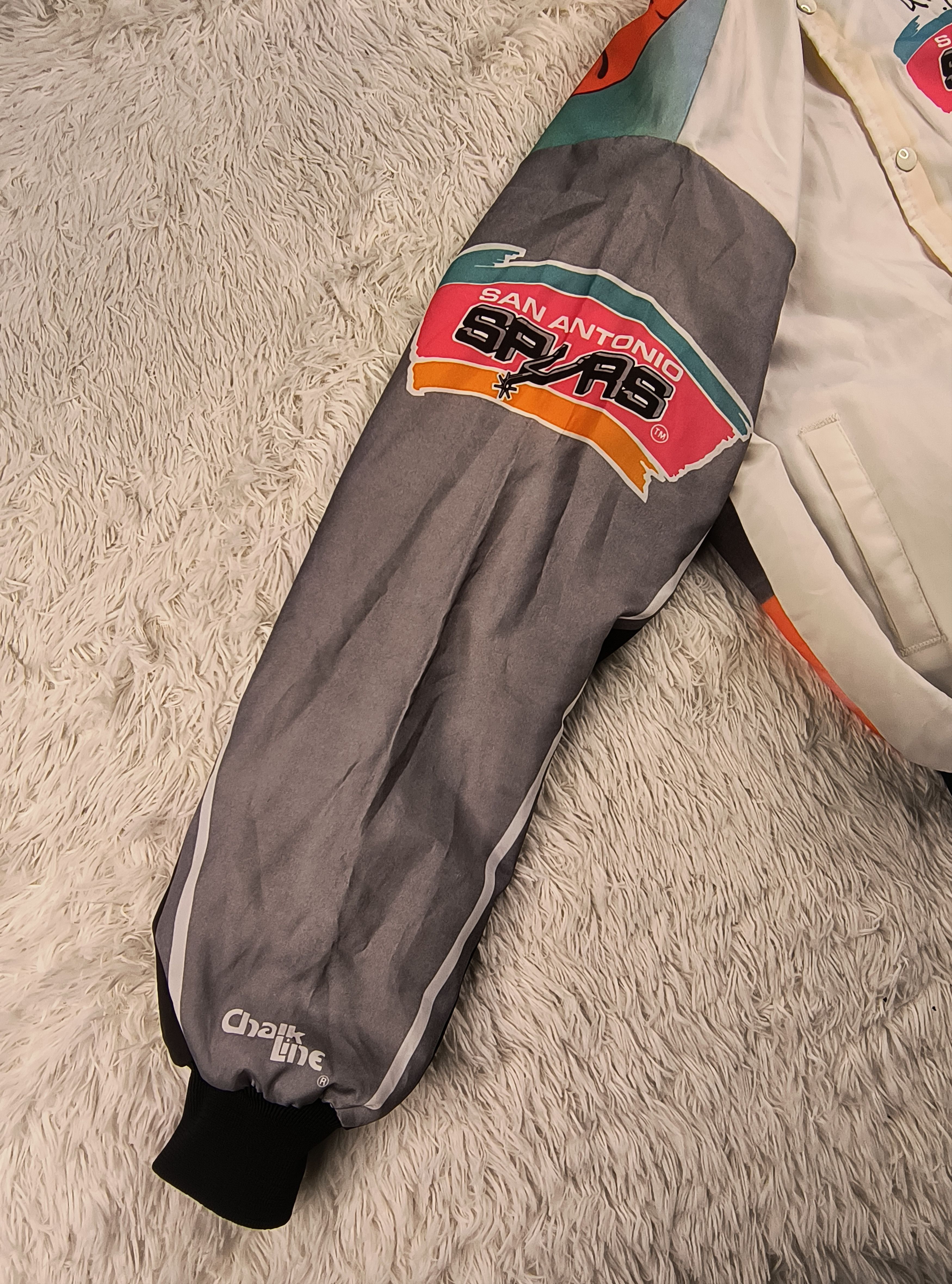 Chalk Line Vintage San Antonio Spurs David Robinson jacket Size US L / EU 52-54 / 3 - 4 Thumbnail