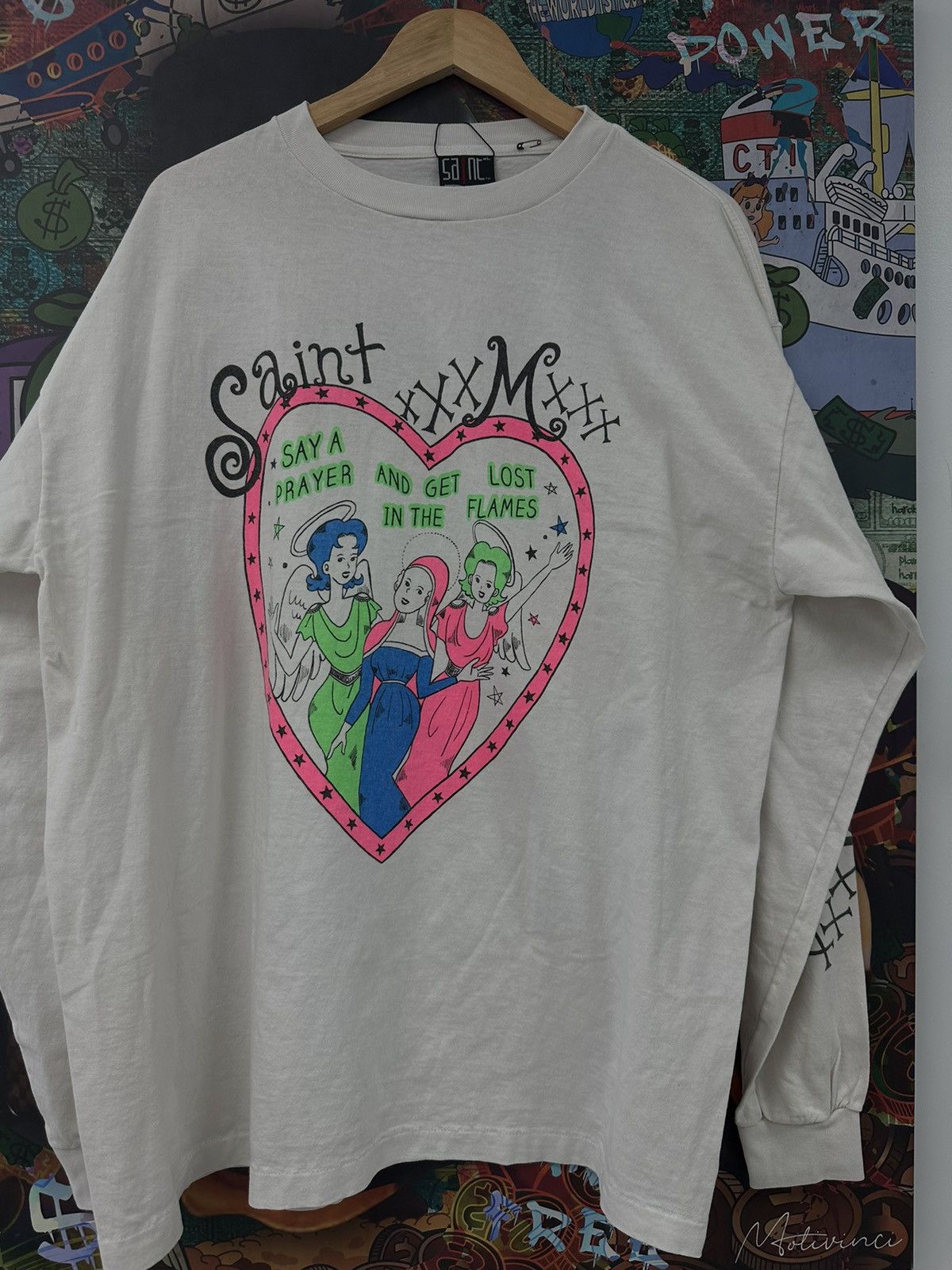 Saint Michael St Michael Ladies Long Sleeve T Shirt Size US XL / EU 56 / 4 - 1 Thumbnail