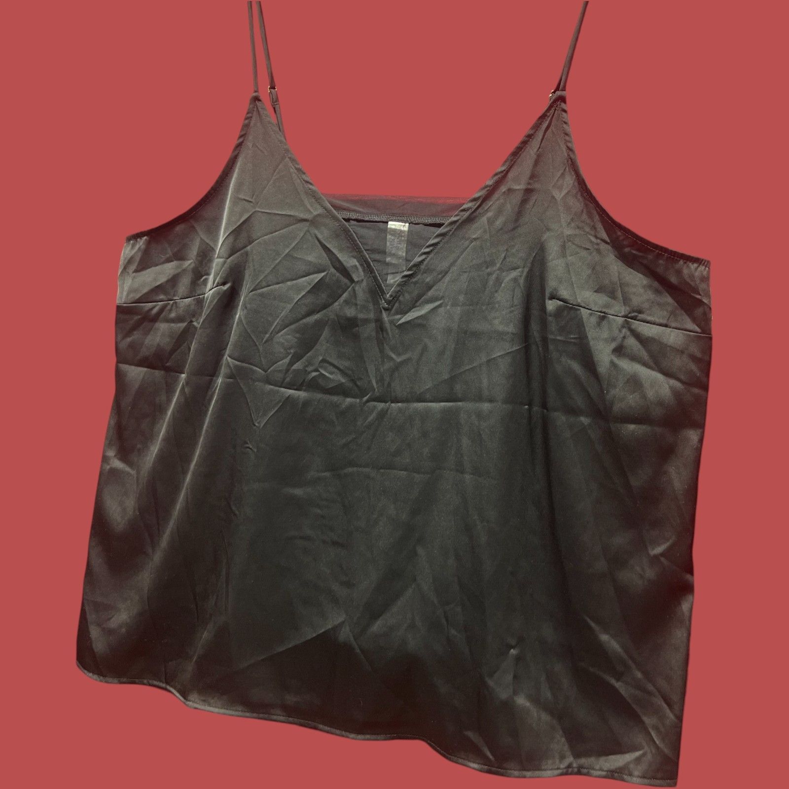 Other Stars Above - Women's Satin Pajama Tank Top - Black - XXL Size ONE SIZE - 11 Thumbnail