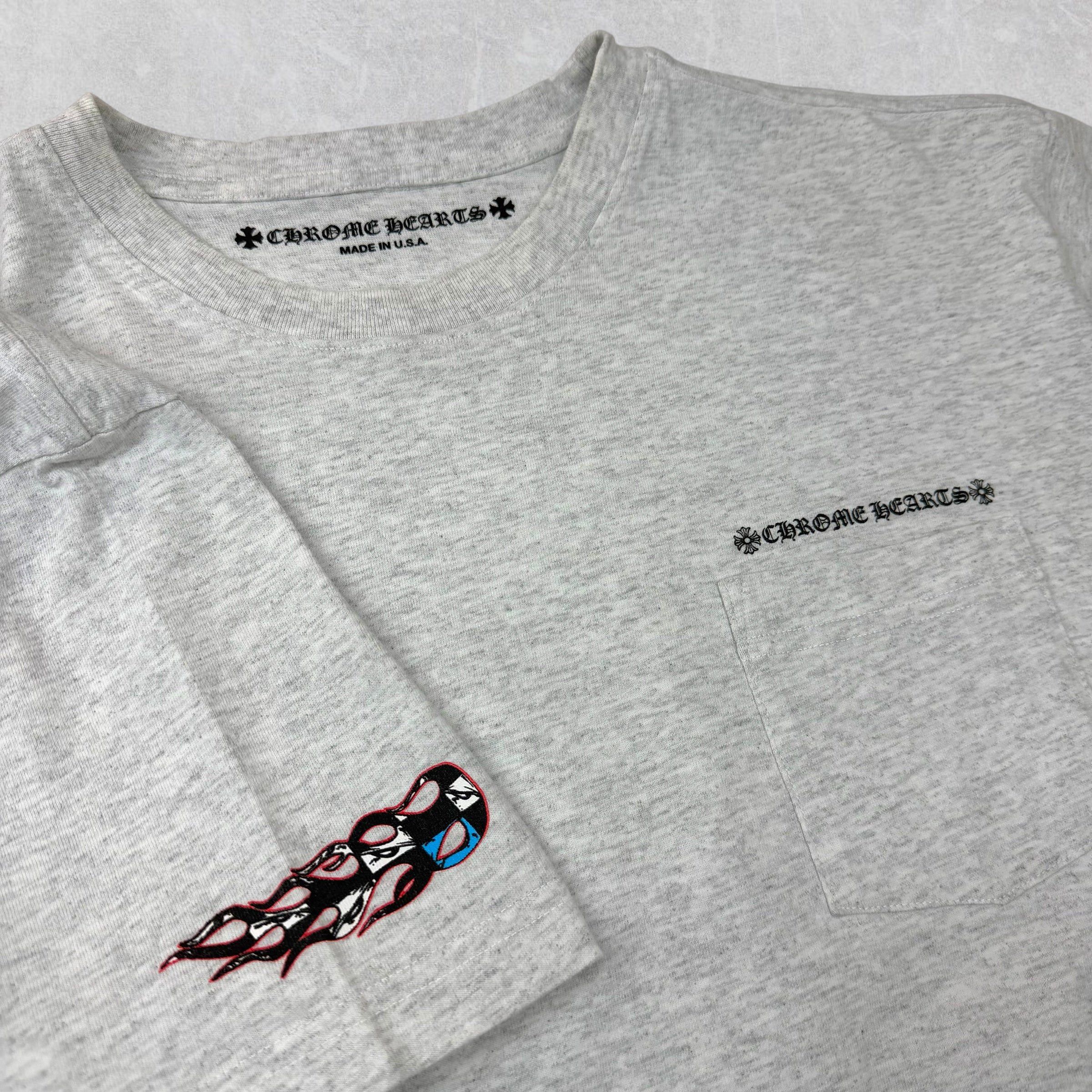Chrome Hearts Chrome Hearts Matty Boy 'Brain' Tee Grey XXL Size US XXL / EU 58 / 5 - 4 Thumbnail