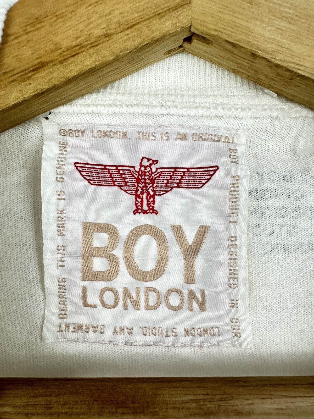 Boy London × Seditionaries × Vintage Vintage 90s Boy London The British Legend Tee Size US XL / EU 56 / 4 - 6 Thumbnail