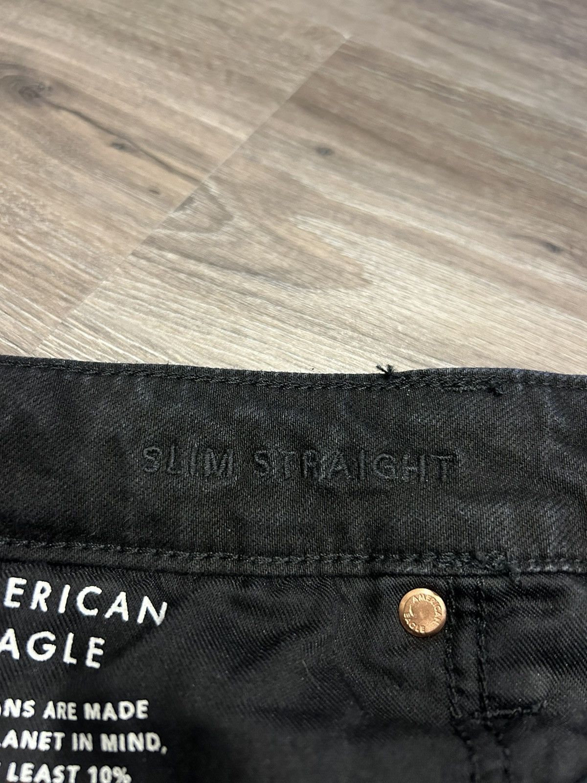 American Eagle Outfitters Black American Eagle Jeans Size US 30 / EU 46 - 5 Thumbnail