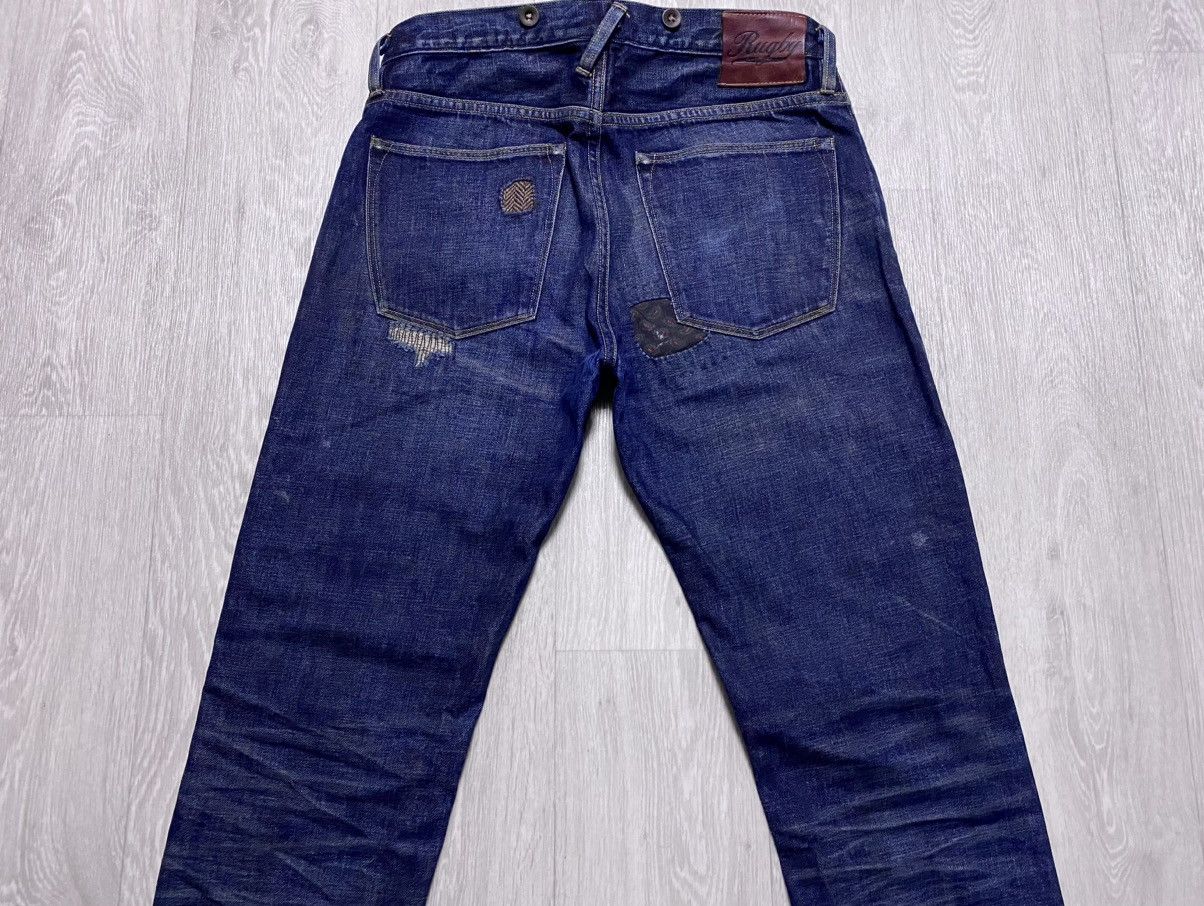 Rugby Ralph Lauren Rugby Ralph Lauren Faded Patchwork Stitched Jeans Denim Size US 31 - 8 Thumbnail