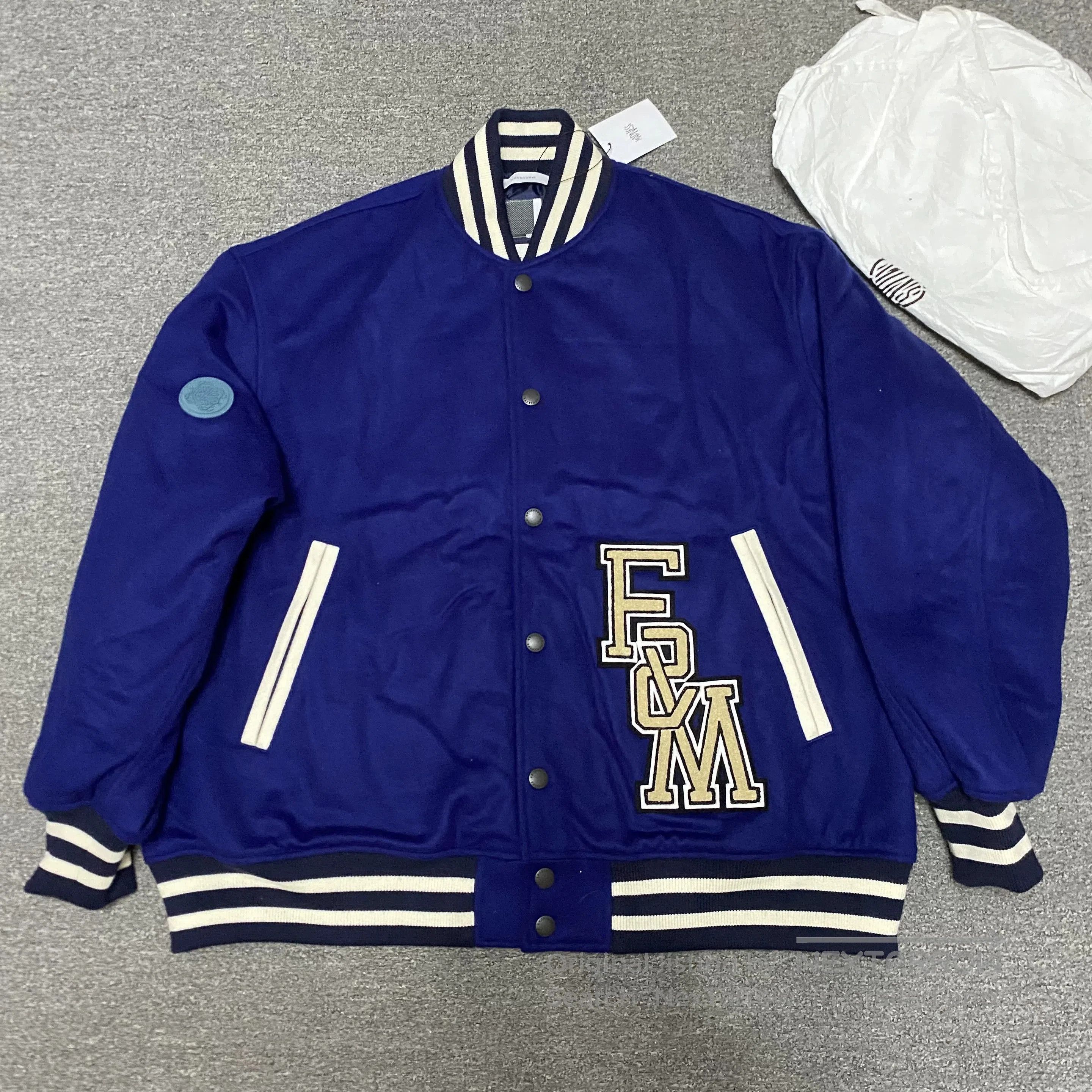 Madness MADNESS FACETASM Wool Baseball Jacket. Size US S / EU 44-46 / 1 - 1 Thumbnail