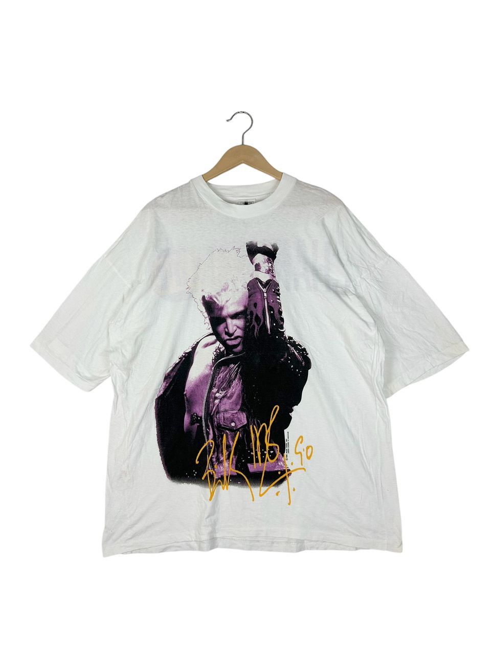 Band Tees Vintage 90s Billy Idol Charmed Life Tour /Punk icon/shoegaze Size US XXL / EU 58 / 5 - 1 Thumbnail