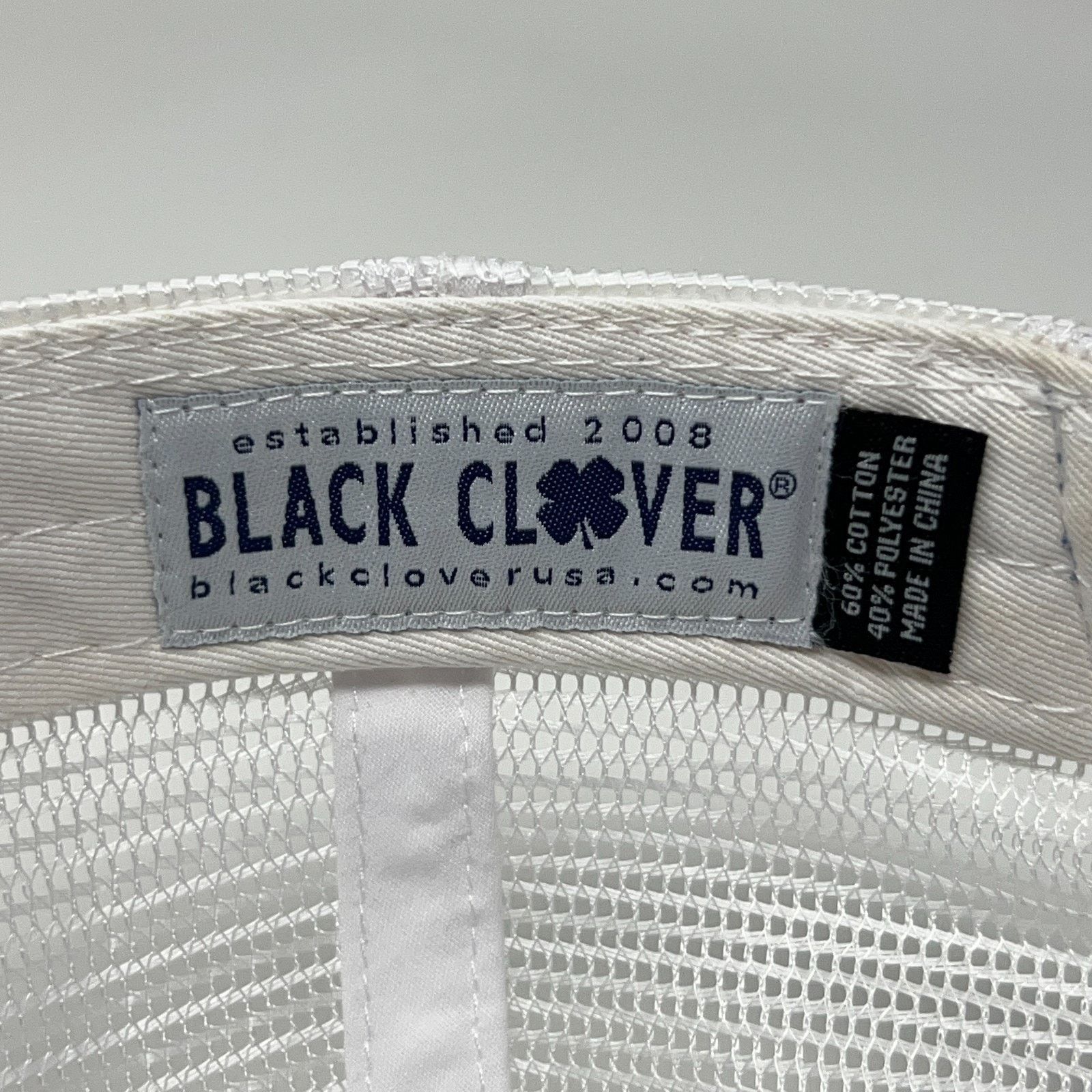 Other Black Clover USA Luck Trucker Hat Baseball Cap Blue Size ONE SIZE - 10 Thumbnail