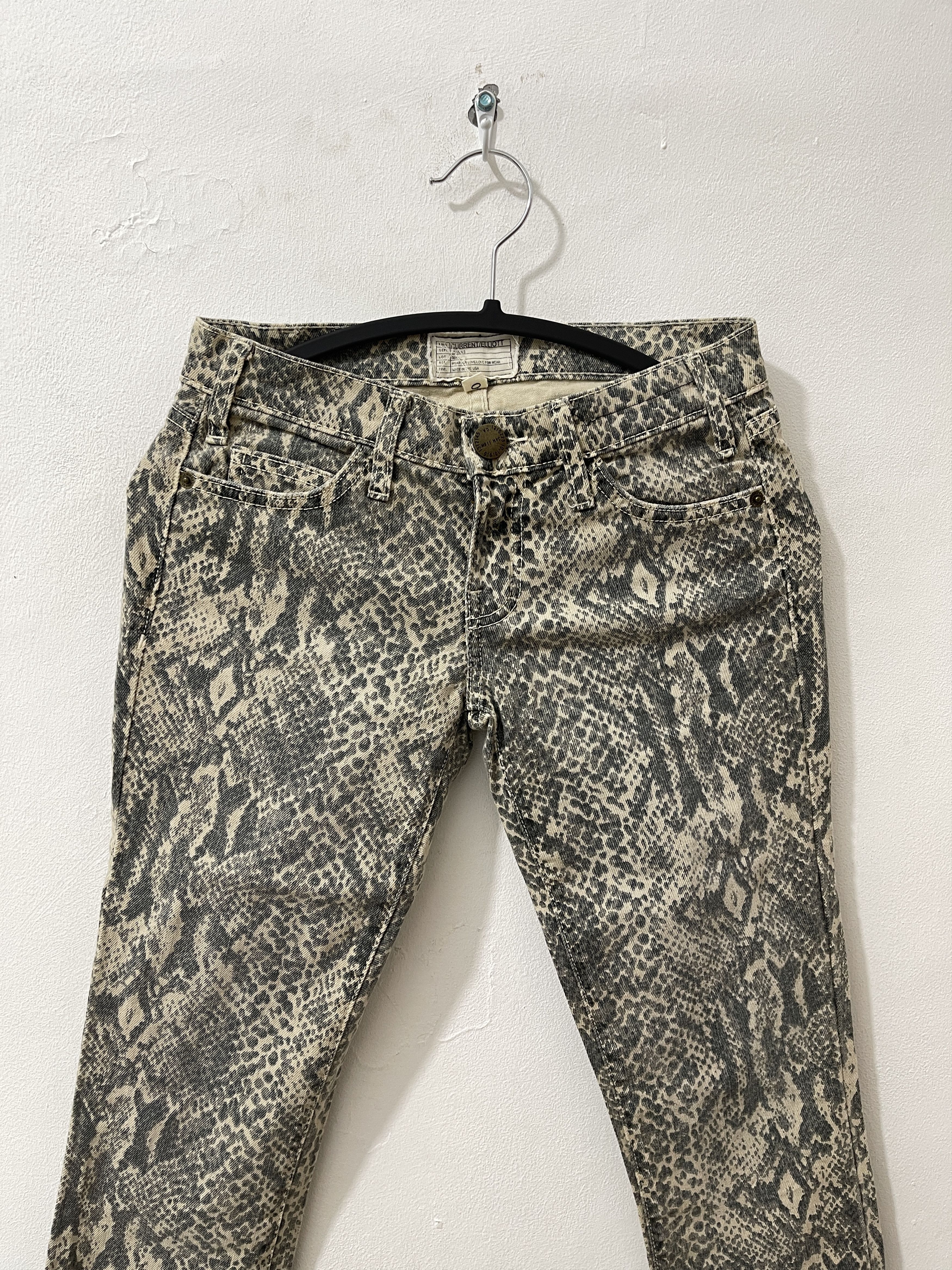 Current/Elliot Current/Elliot Archive Designer Snakeskin Pants Size US 27 - 2 Thumbnail