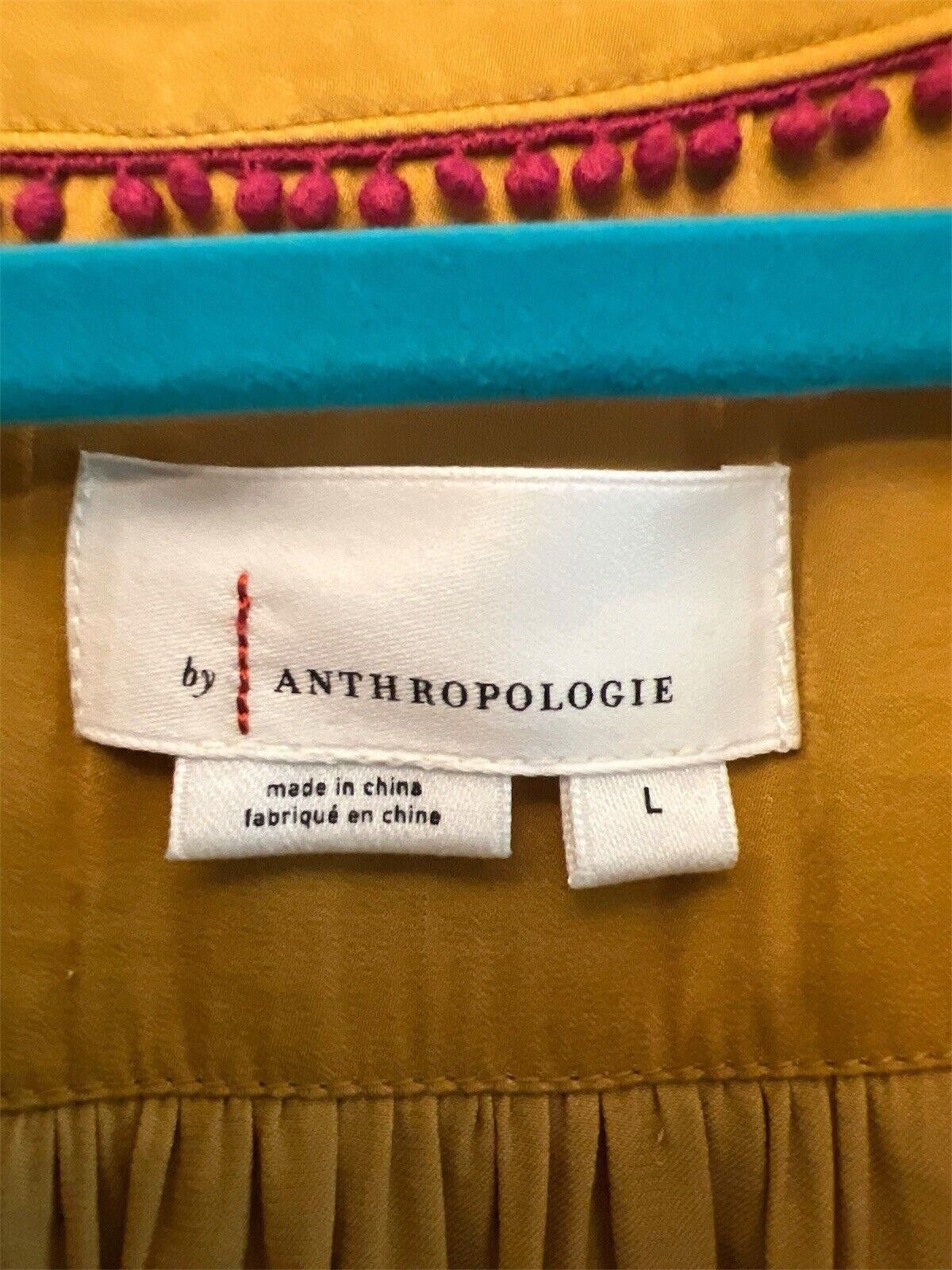Designer Anthropologie Large blouse Size L / US 10 / IT 46 - 4 Thumbnail