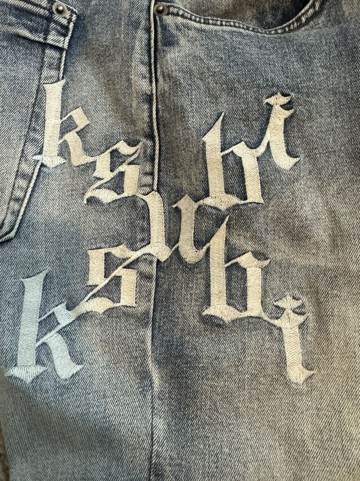 Ksubi Ksubi Embroidered Denim Size US 34 / EU 50 - 14 Thumbnail
