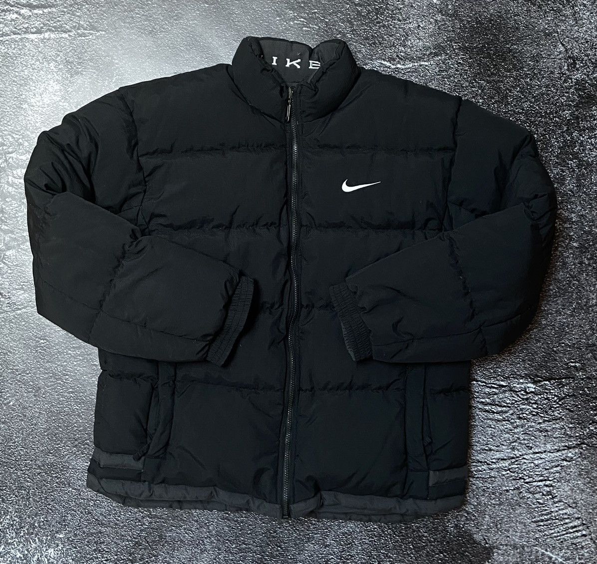 Vintage 🟤 VintageNike Down puffer jacket 90s reversible🟤 Size US L / EU 52-54 / 3 - 8 Thumbnail