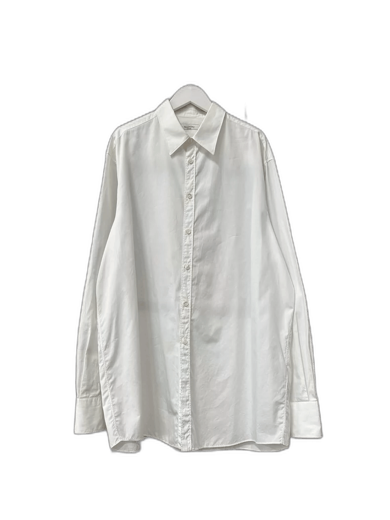 Valentino Valention Long Sleeve Shirt in White Size US M / EU 48-50 / 2 - 1 Thumbnail
