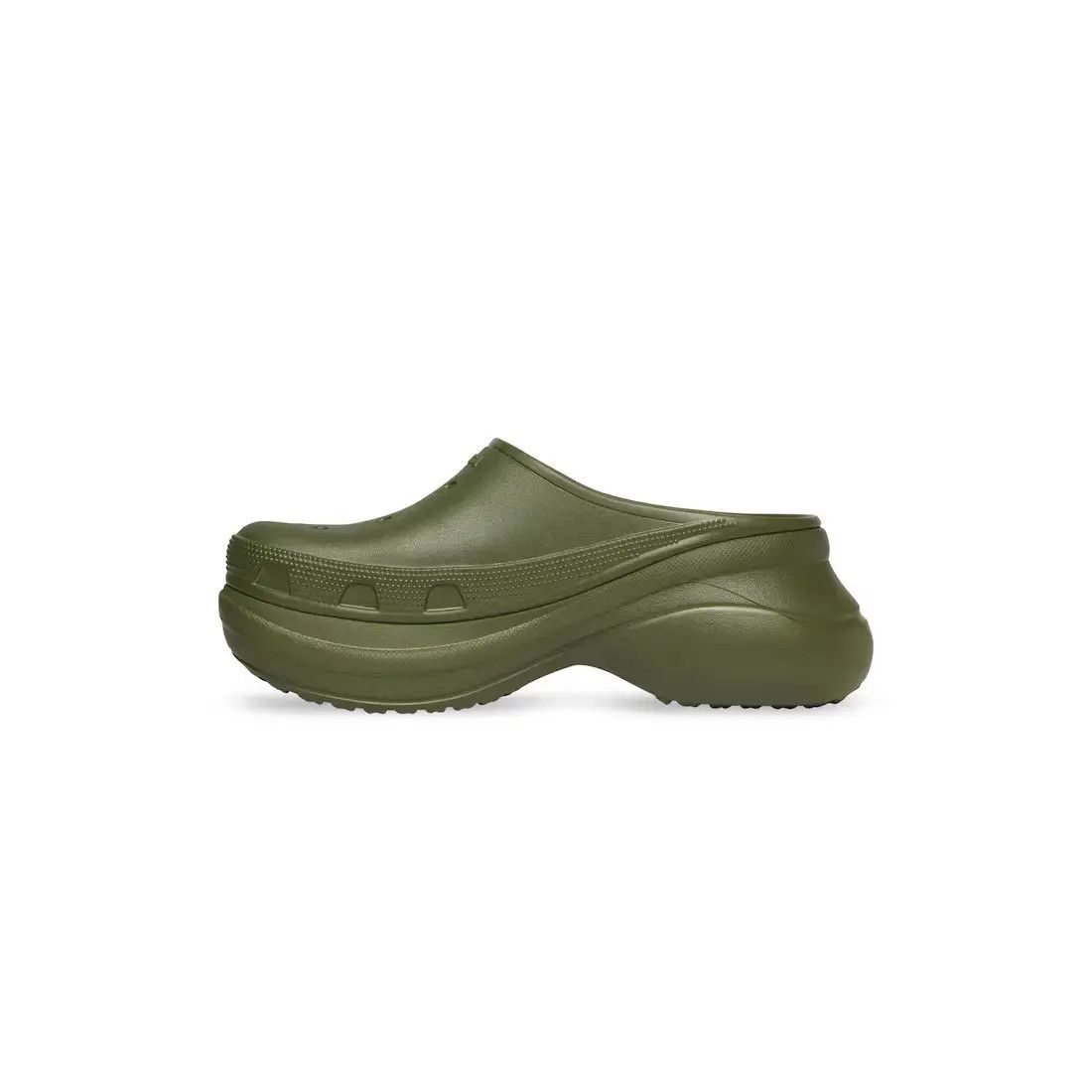 Balenciaga × Crocs o1la1rc1a0525 Crocs™ Mules in Dark Green Size US 6 / EU 39 - 4 Thumbnail