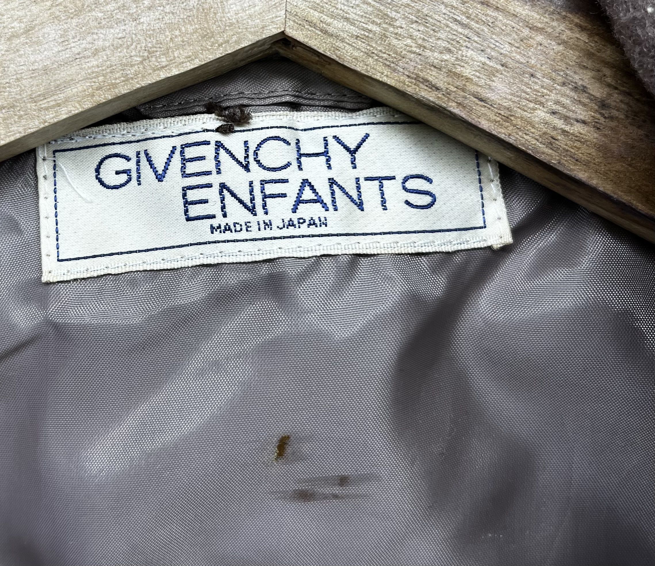 Vintage Givenchy Enfants Hooded Wool Jacket