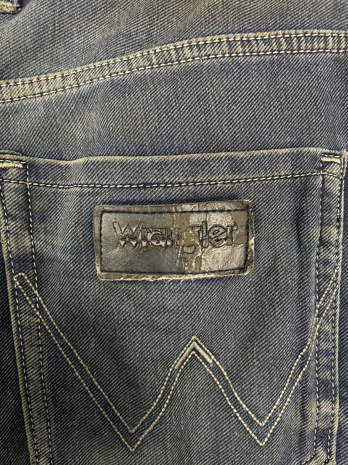If Six Was Nine Wrangler Stone Wash Zipper Fly Denim Jeans W40 Size US 40 / EU 56 - 16 Thumbnail