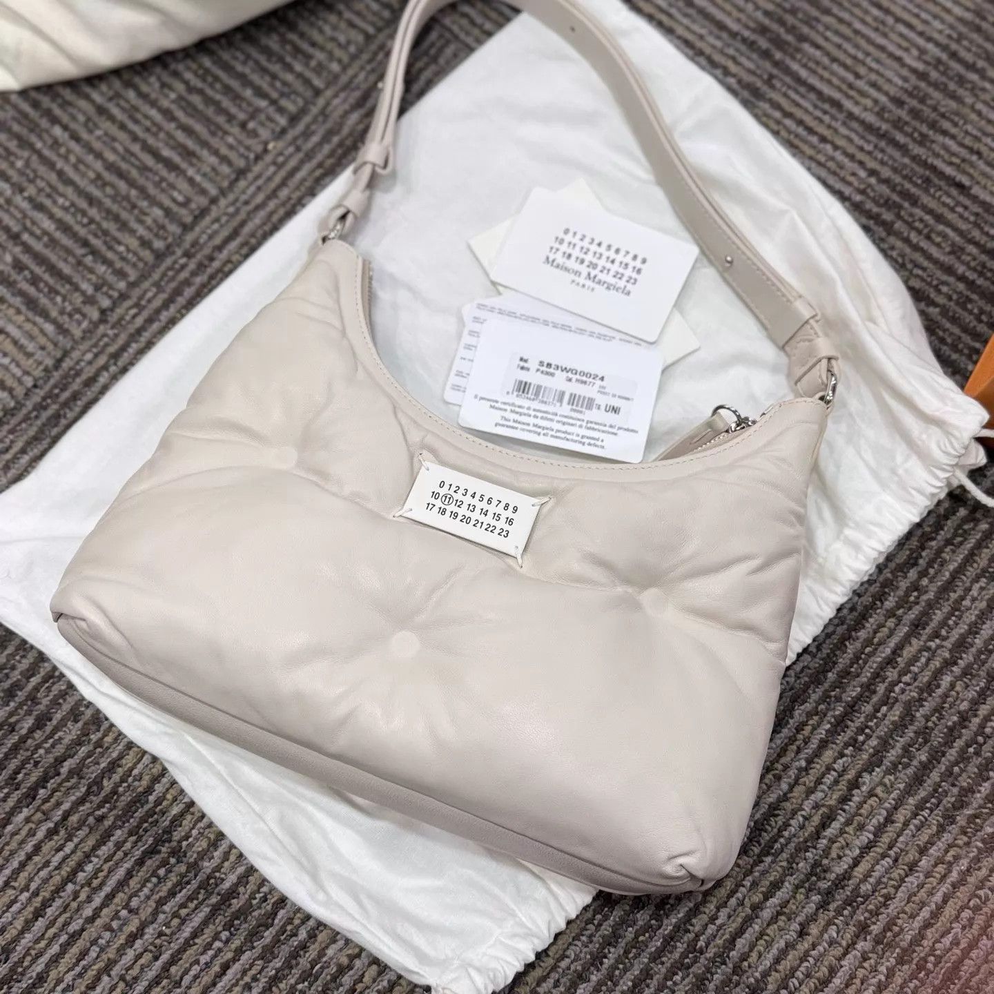 Maison Margiela Maison Margiela Cloud Hobo Small Shoulder/Hand Bag New Size ONE SIZE - 1 Thumbnail