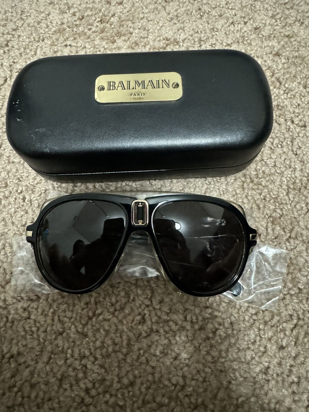 Balmain BALMAIN MORGAN ACETATE SUNGLASSES Size ONE SIZE - 11 Thumbnail