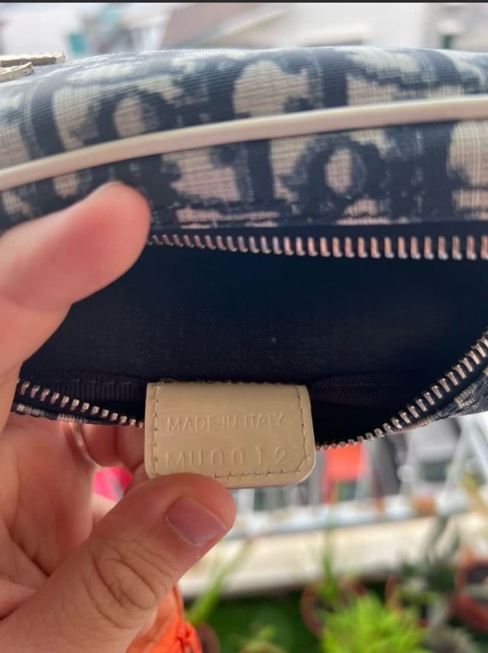 Dior Authentic CHRISTIAN DIOR Trotter Canvas Pouch Size ONE SIZE - 8 Thumbnail