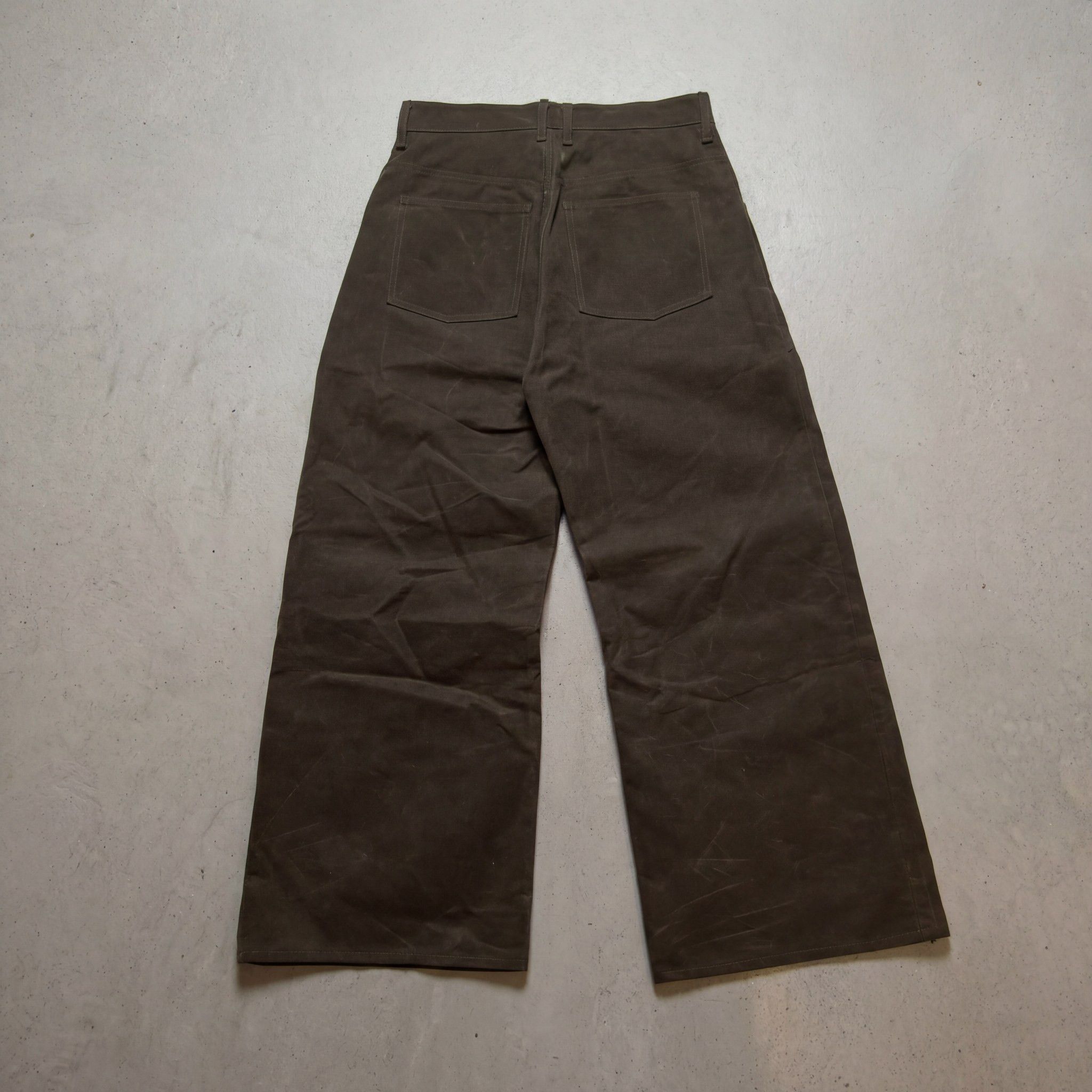 Vintage Waxed Military Pants Size US 32 / EU 48 - 3 Thumbnail