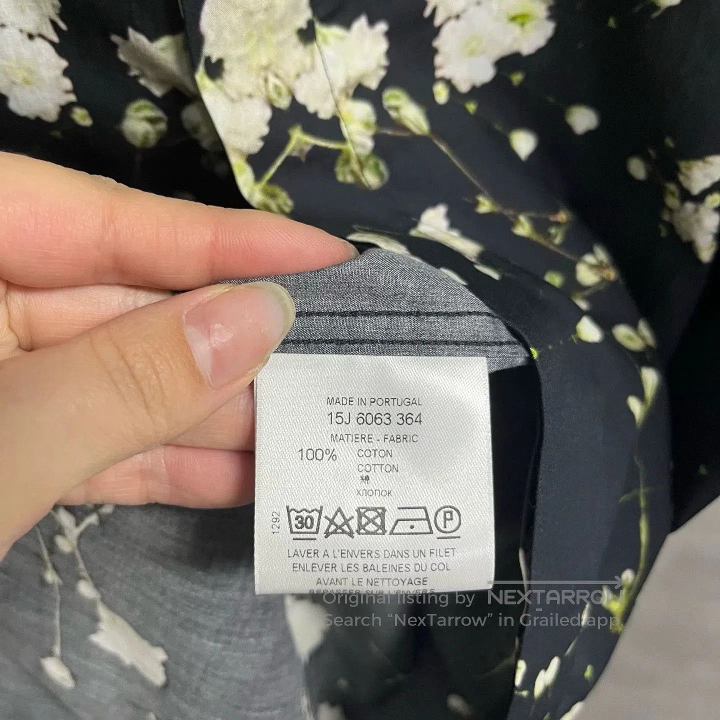 Givenchy Givenchy Classic Black Printed Lapel Shirt. Size US M / EU 48-50 / 2 - 4 Thumbnail