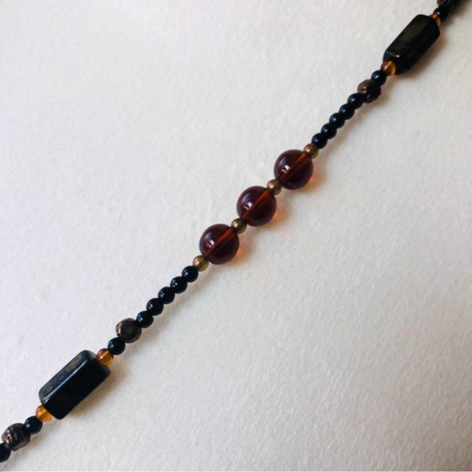 Vintage Vintage 70s natural stone long length necklace Size ONE SIZE - 7 Thumbnail