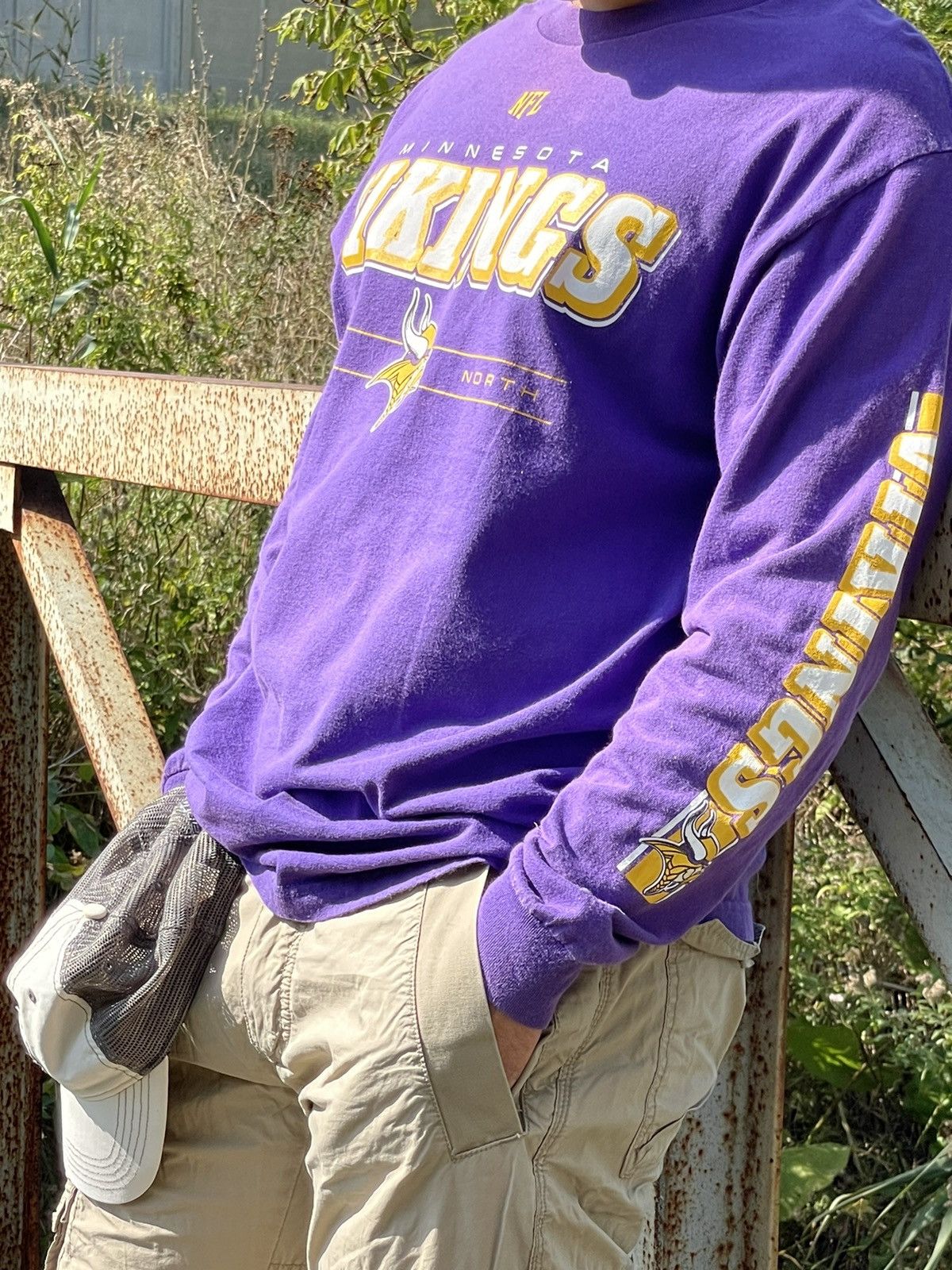 Japanese Brand × NFL × Y/Project Vikings NFL long sleeve T-shirts 90s Y2K Minnesota Viking’s Size US L / EU 52-54 / 3 - 4 Thumbnail