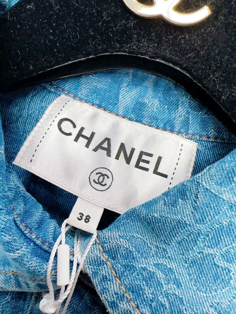 Chanel Chanel 23P Spring and Summer Preview Blue Camellia Sleevel Size XS / US 0-2 / IT 36-38 - 4 Thumbnail