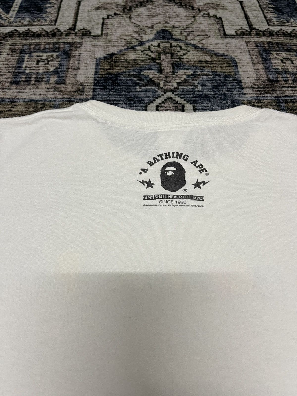 Bape 🇯🇵VINTAGE Y2K BATHING APE SPELLOUT RAINBOW VERY RARE Size S / US 4 / IT 40 - 4 Thumbnail