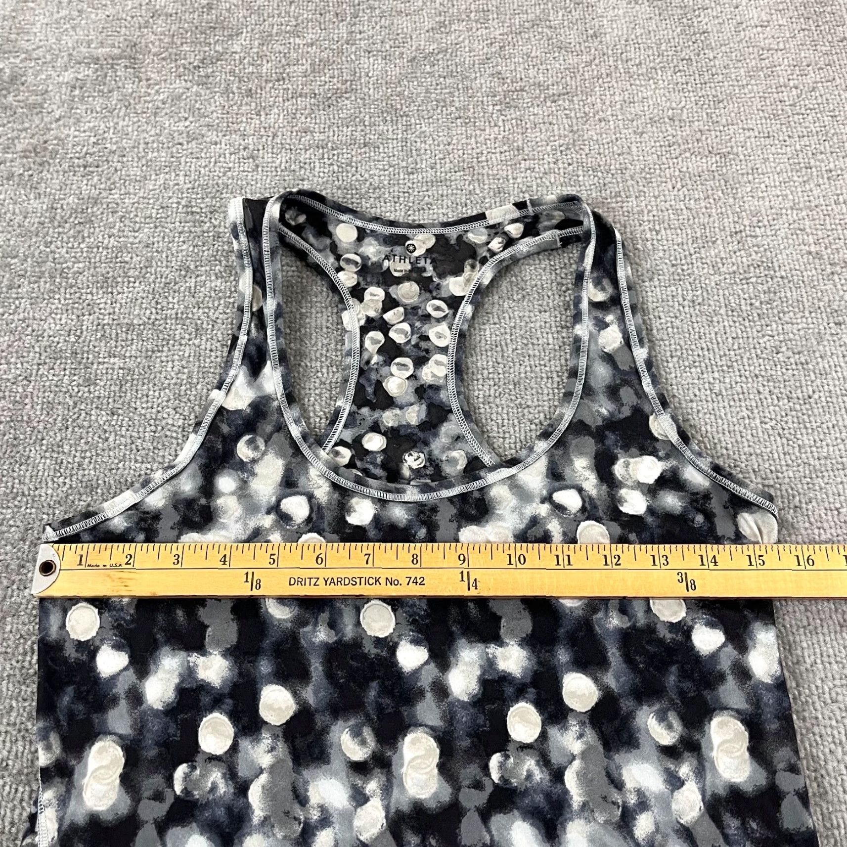 Athleta Athleta Shirt Womens Small Black Bubble Tank Top Racerback Sleeveless Running Size S / US 4 / IT 40 - 6 Thumbnail