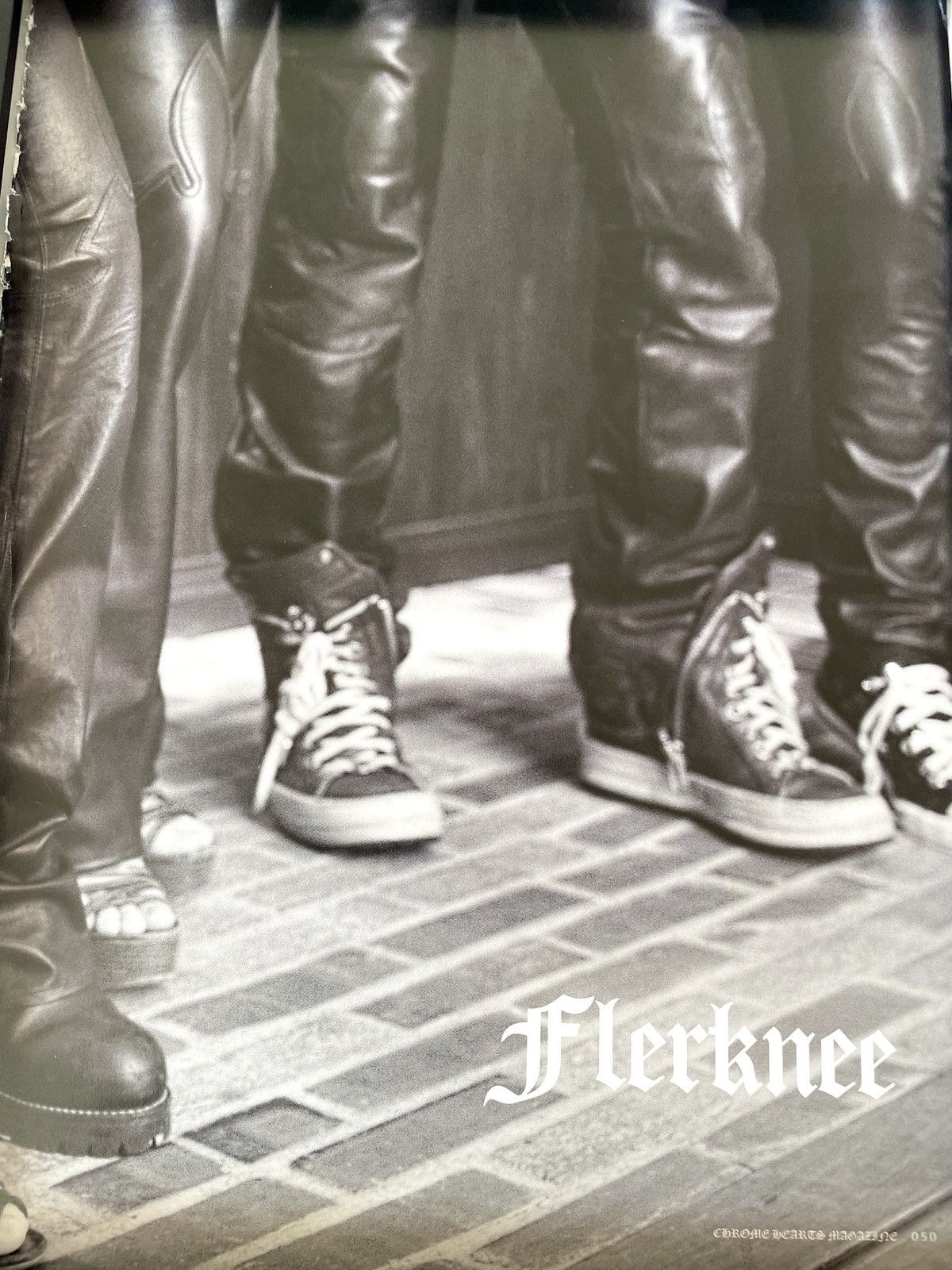 Chrome Hearts × Designer × Vintage Chrome Hearts Flerknee Poster framed 9x11 Size ONE SIZE - 2 Thumbnail