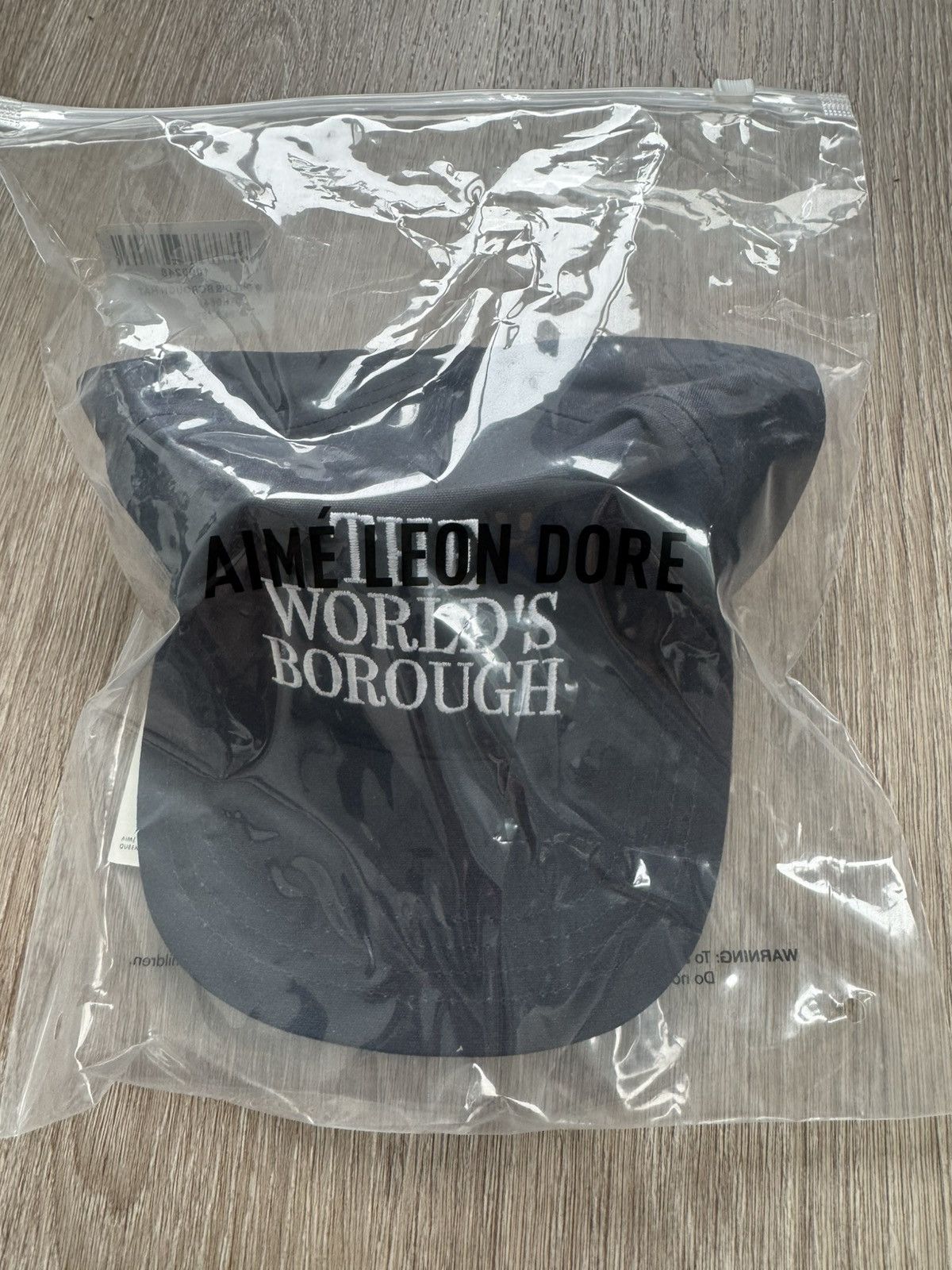 Aime Leon Dore Aime Leon Dore The World's Borough Hat Navy Size ONE SIZE - 4 Thumbnail
