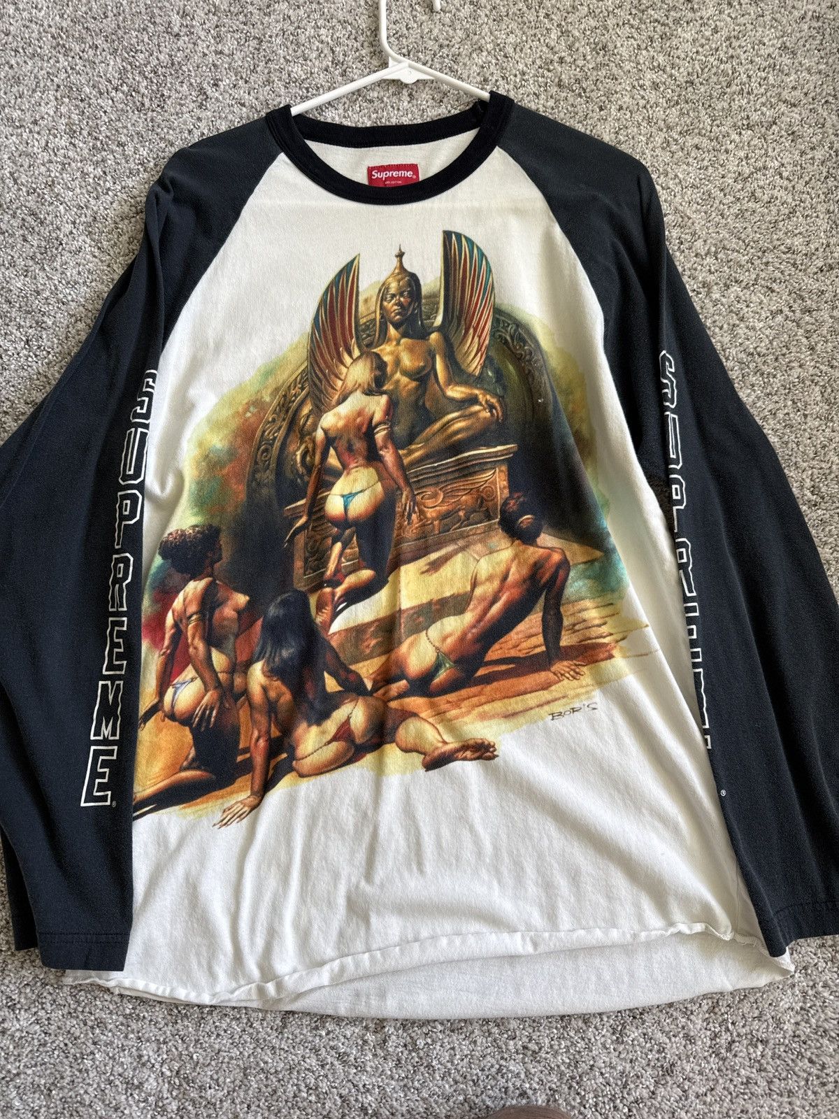 Supreme Supreme Boris Raglan Size US M / EU 48-50 / 2 - 1 Thumbnail