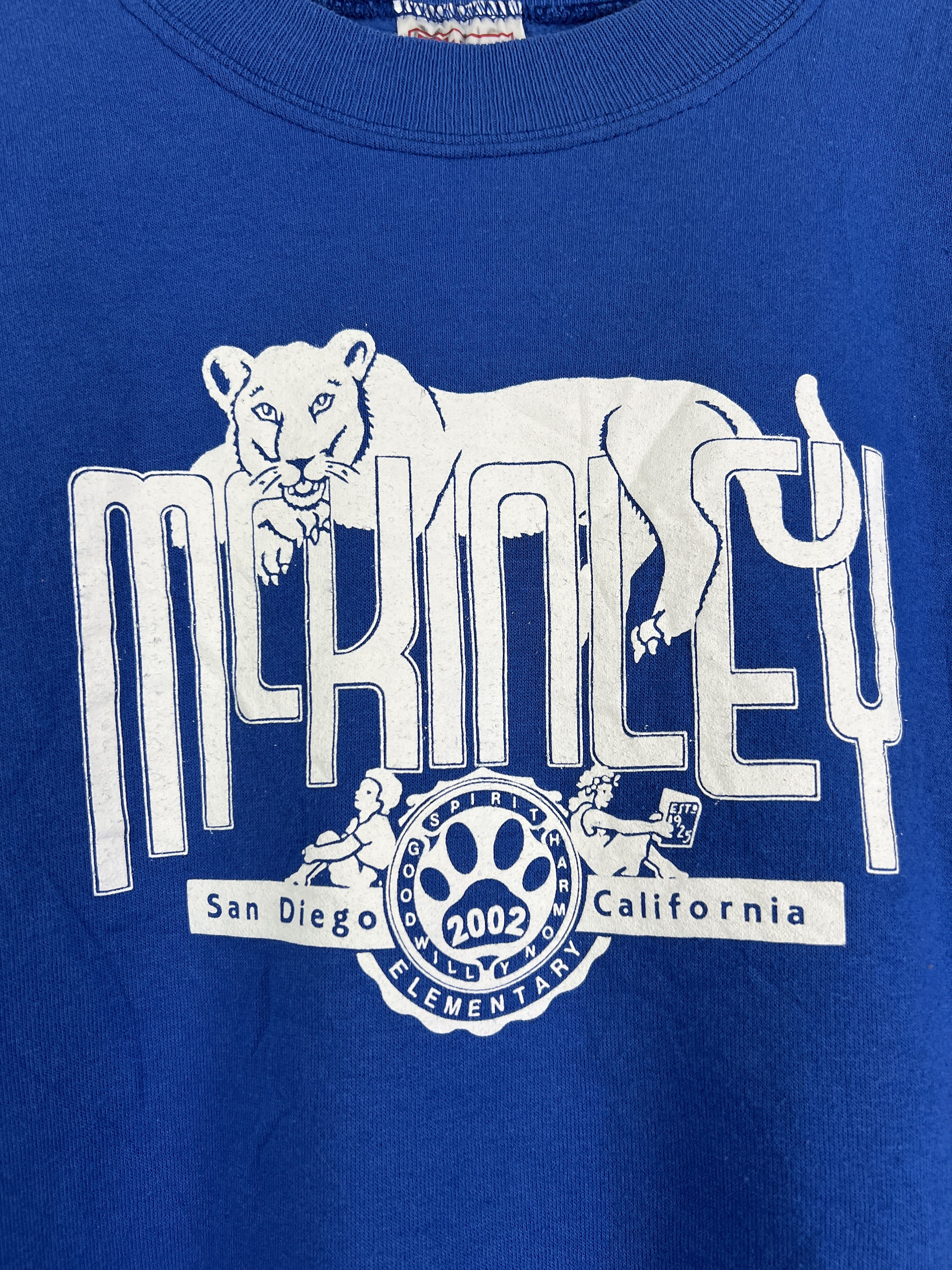 Vintage No.4884 VTG 90s McKinley Elementary Graphic Sweatshirt (S) Size US S / EU 44-46 / 1 - 2 Thumbnail