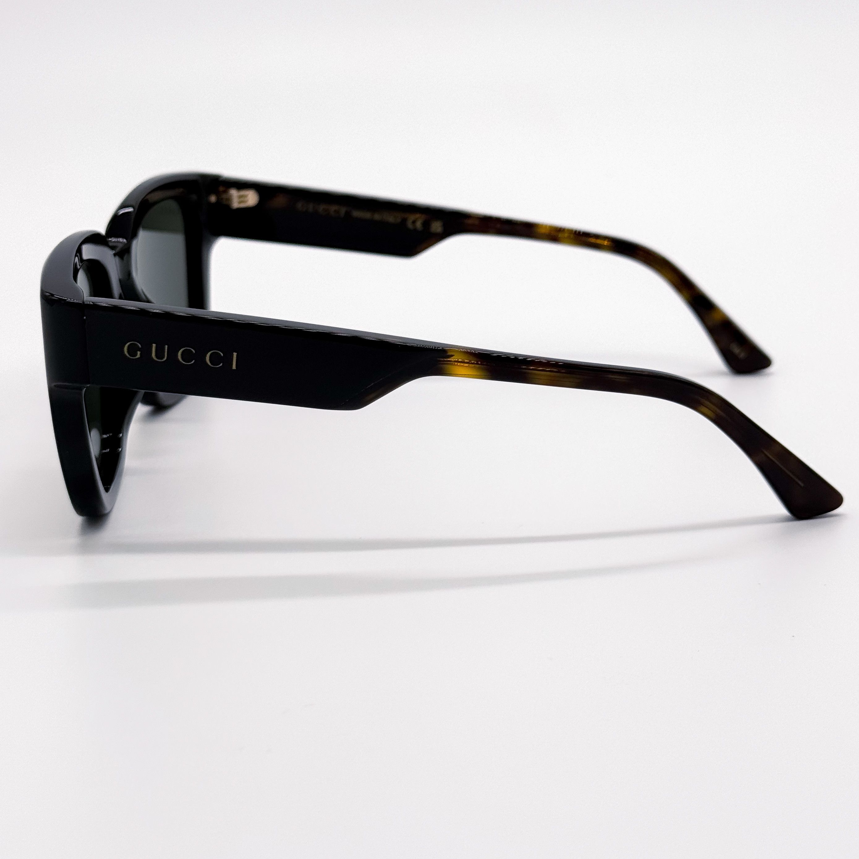 Gucci NEW GUCCI GG1670SK 001 UNISEX BLACK HAVANA GREY SUNGLASSES Size ONE SIZE - 8 Thumbnail