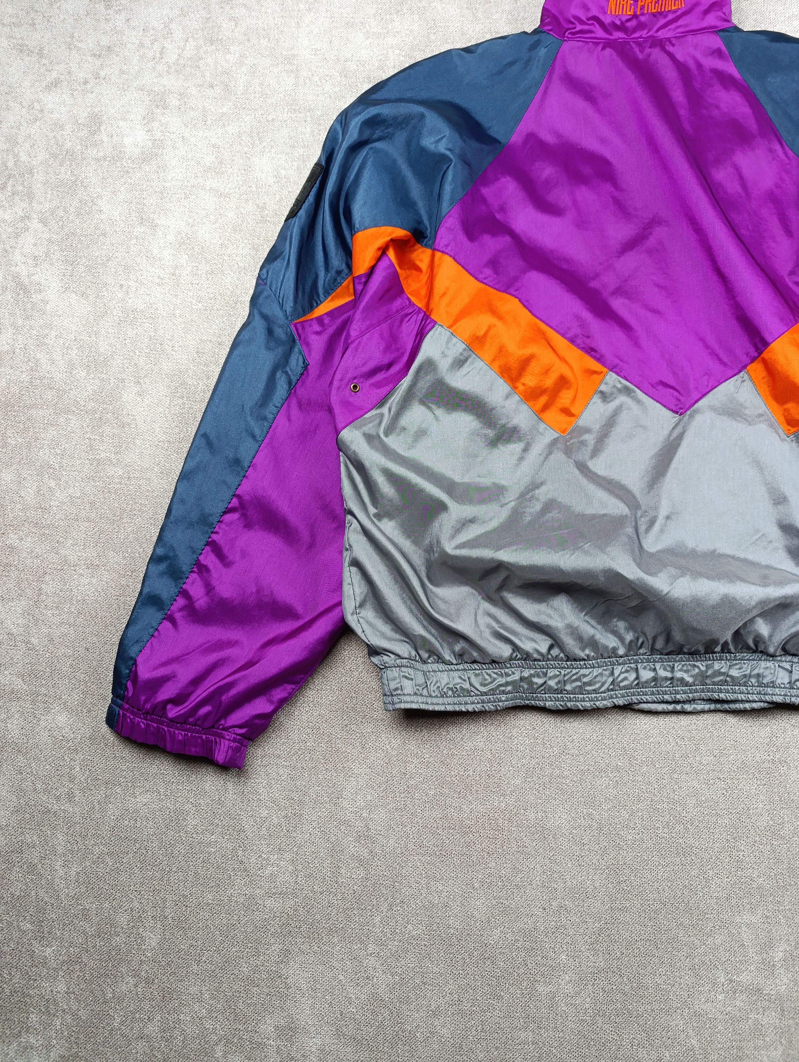 Nike Nike Premier 90s Nylon Jacket Vintage Colourful Windbreaker Size US S / EU 44-46 / 1 - 16 Thumbnail
