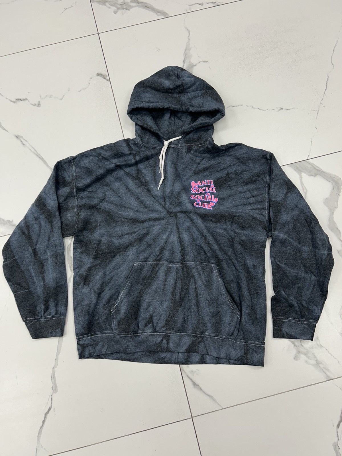 Anti Social Social Club Anti Social Social Club Gelasius Hoodie “Black Tie-Dye” Size US XL / EU 56 / 4 - 1 Thumbnail
