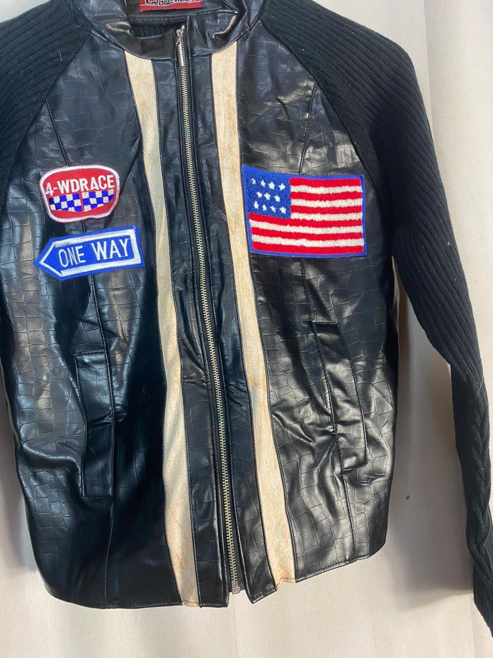 Other Unbrand knit zipper jacket with patches Size S / US 4 / IT 40 - 6 Thumbnail