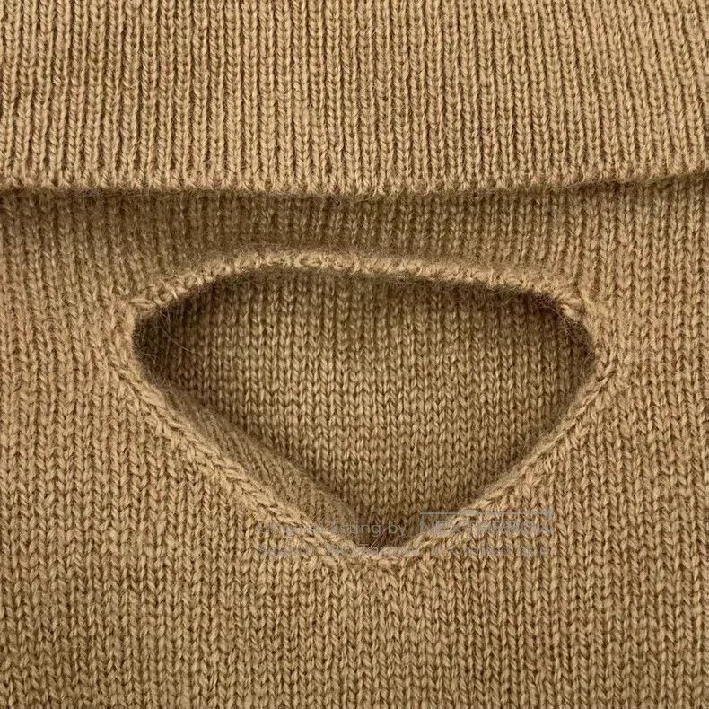Prada Prada 25 brown cashmere lapel zipper long-sleeved knitwear Size XS / US 0-2 / IT 36-38 - 5 Thumbnail