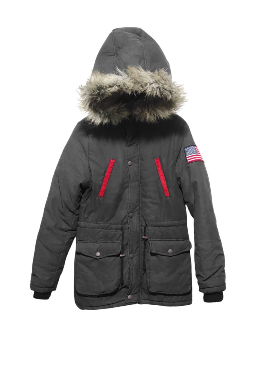 If Six Was Nine Shine American Flag Jacket Fur LGB Style ifsixwasnine Size US S / EU 44-46 / 1 - 1 Thumbnail