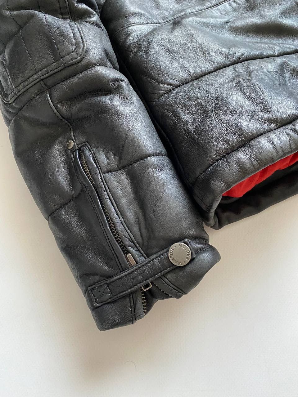 Vintage Vintage Warson motors leather jacket RARE Size US XL / EU 56 / 4 - 4 Thumbnail