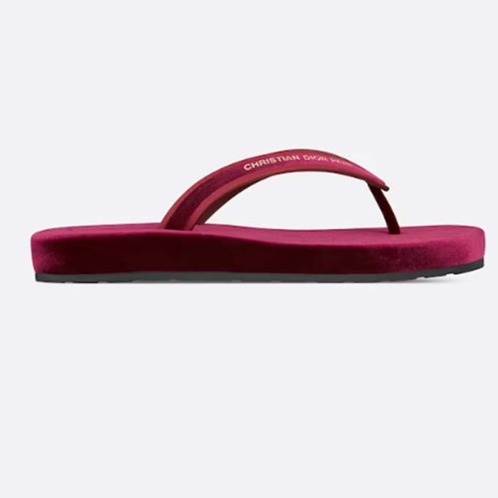 o1bcso1str0524 Thong Sandals in Red