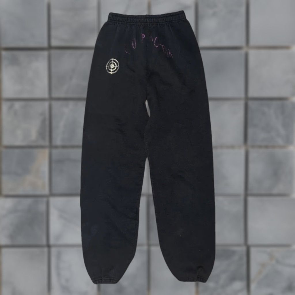 Gildan Euphoria Streetwear Sweatpants Black Small 26x30 Sweatpants Men S Black Logo Pockets Elastic Waist Adjustable Waist Fleece Vintage No Size US 29 - 1 Thumbnail