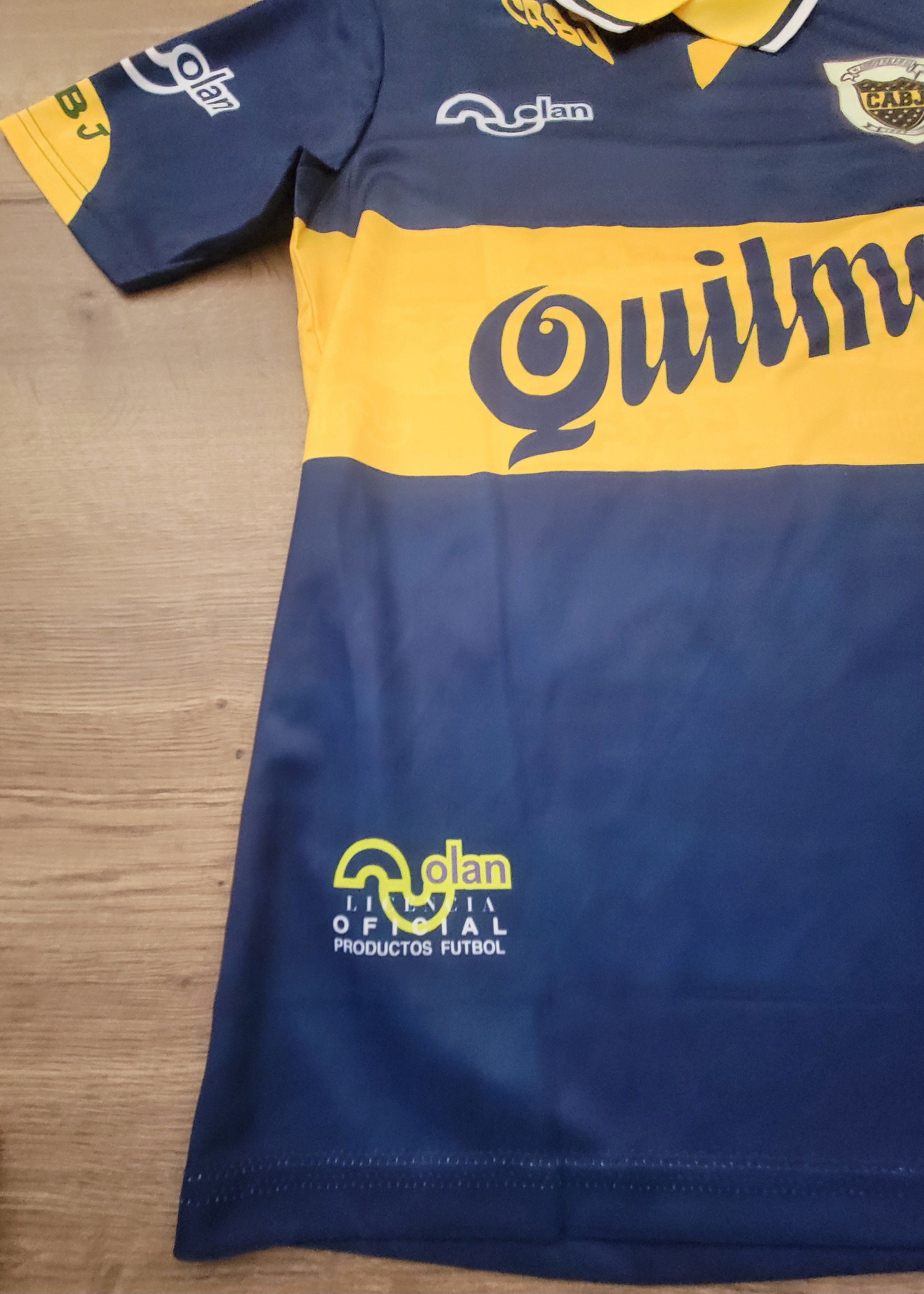 Other Maradona 10 Boca Juniors 1995 Vintage Soccer Jersey Trikot Size US L / EU 52-54 / 3 - 4 Thumbnail