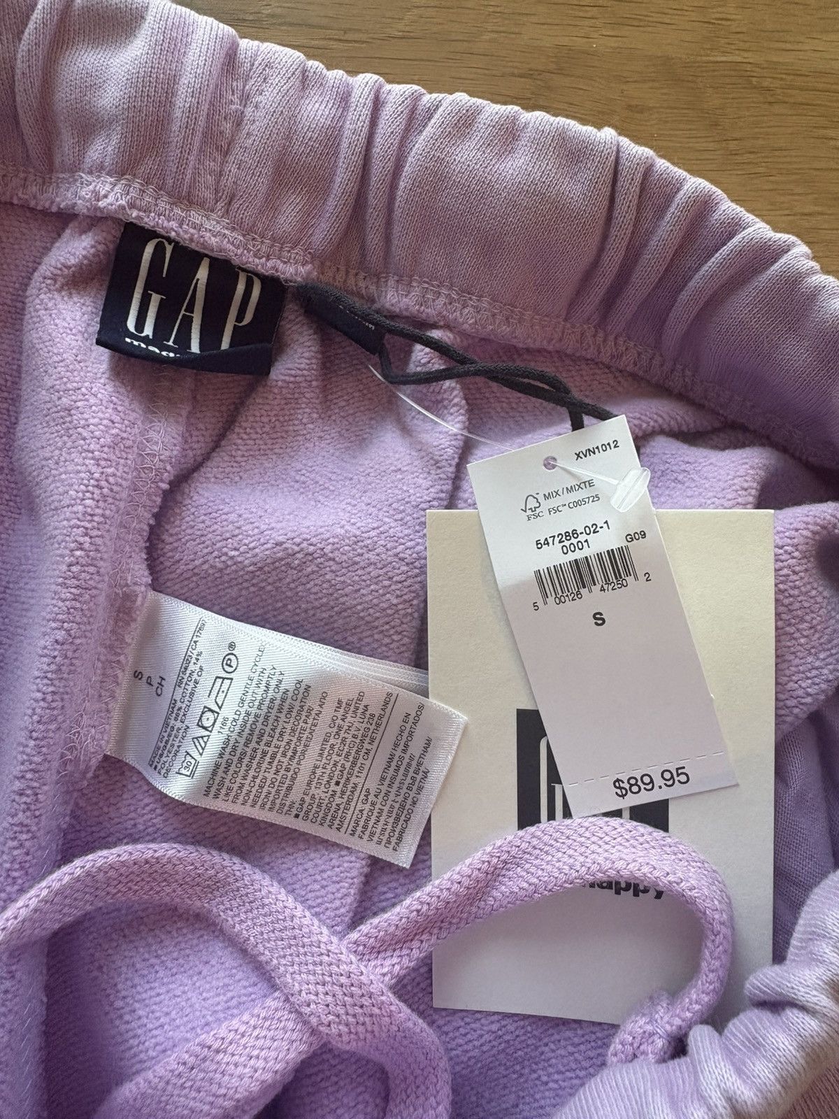 Gap × Madhappy Gap x MadHappy Lavender Straight Leg Sweatpants Size Small Size 27" / US 4 / IT 40 - 6 Thumbnail