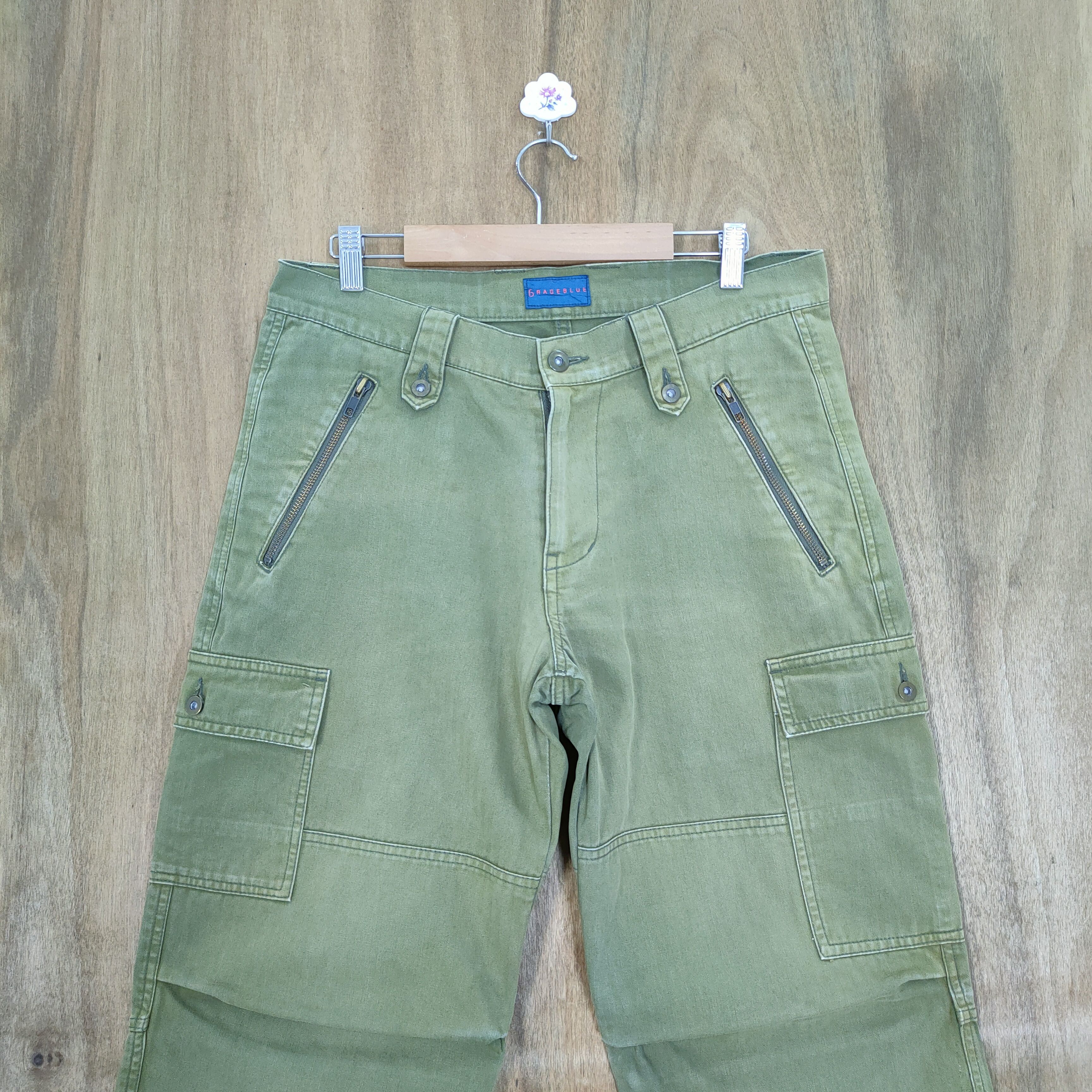 RAGEBLUE VINTAGE RAGEBLUE BAGGY CARGO PANTS Size US 32 / EU 48 - 2 Thumbnail