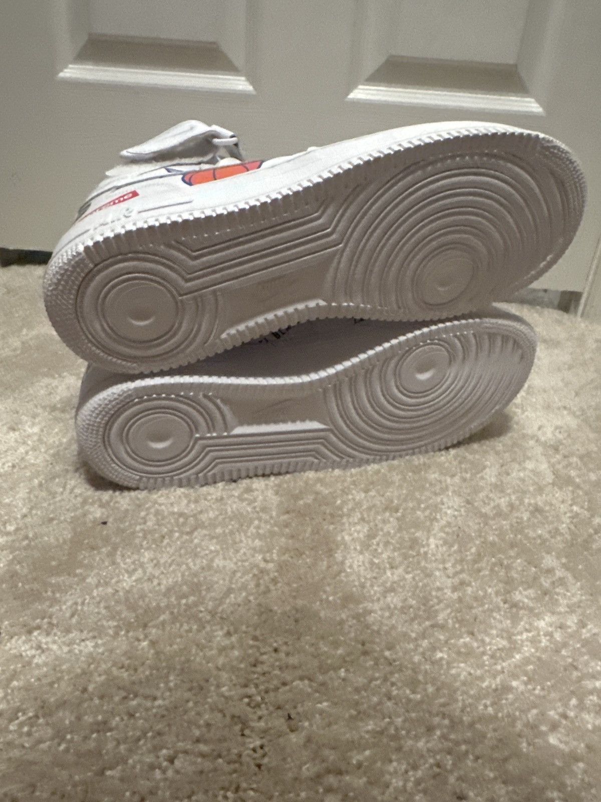 Nike × Supreme Supreme x Nike Air Force 1 Mid NBA White Size US 12 / EU 45 - 4 Thumbnail