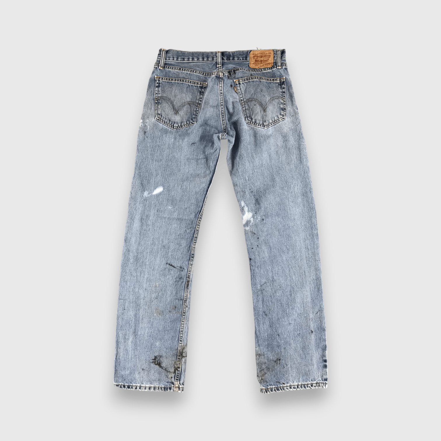 Levi's Vintage Levis 505 Jeans Dirty Blue Wash -J577 Size US 34 / EU 50 - 2 Thumbnail