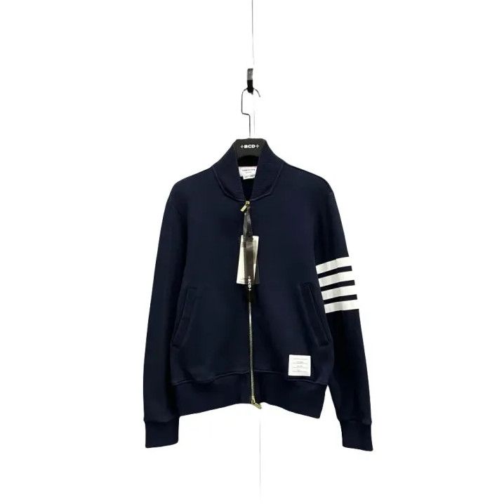 Thom Browne Thom Browne Classic Stripe Zip Jacket Size US M / EU 48-50 / 2 - 1 Thumbnail