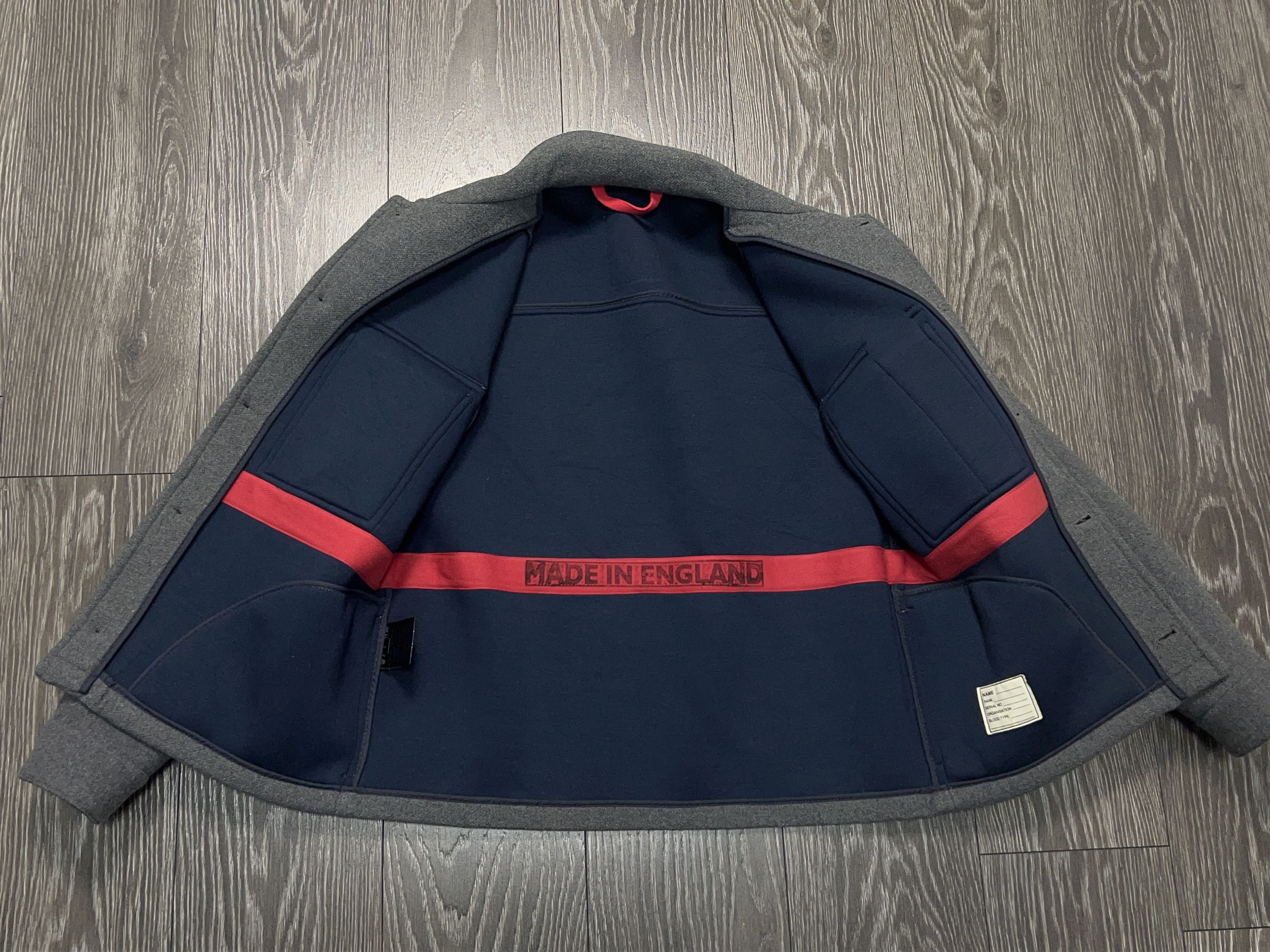 Gloverall x John Lewis Workwear Style Jacket Gray Multipocket Blazer Size US L / EU 52-54 / 3 - 7 Thumbnail