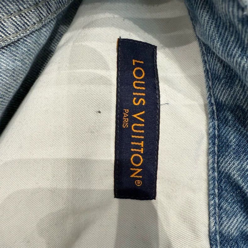 Louis Vuitton Louis Vuitton Blue presbyopic full-print jeans Size US 32 / EU 48 - 7 Thumbnail
